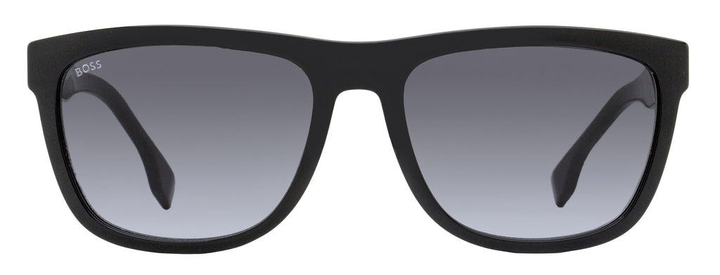 Boss Classic Rectangular Sunglasses B1439/S 8079O Black 58mm