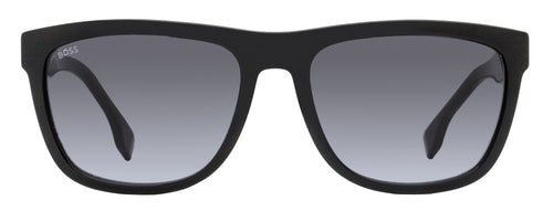 Boss Classic Rectangular Sunglasses B1439/S 8079O Black 58mm