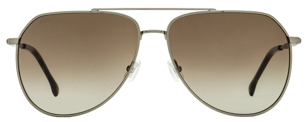 Boss Square Pilot Sunglasses B1447OS KJ186 Ruthenium 61mm