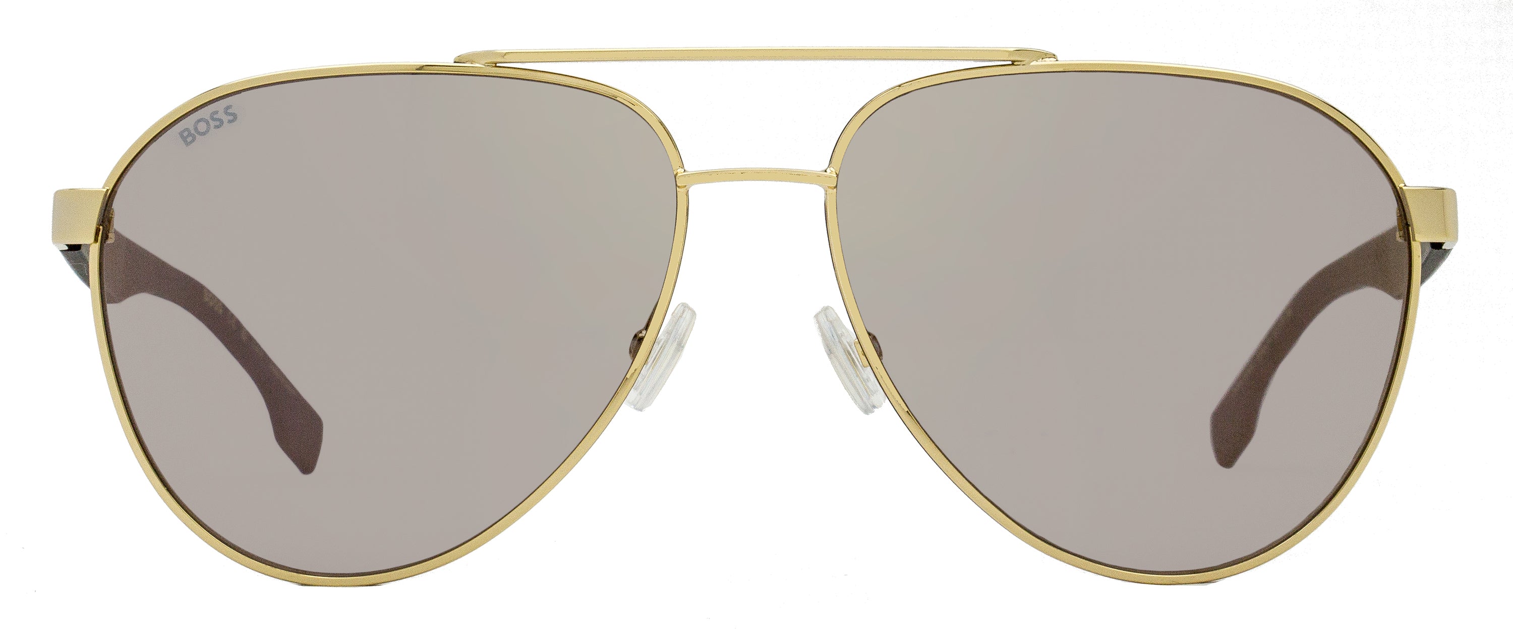 Boss Carbon Fiber Pilot Sunglasses B1485S RHLWM Gold/Black 60mm