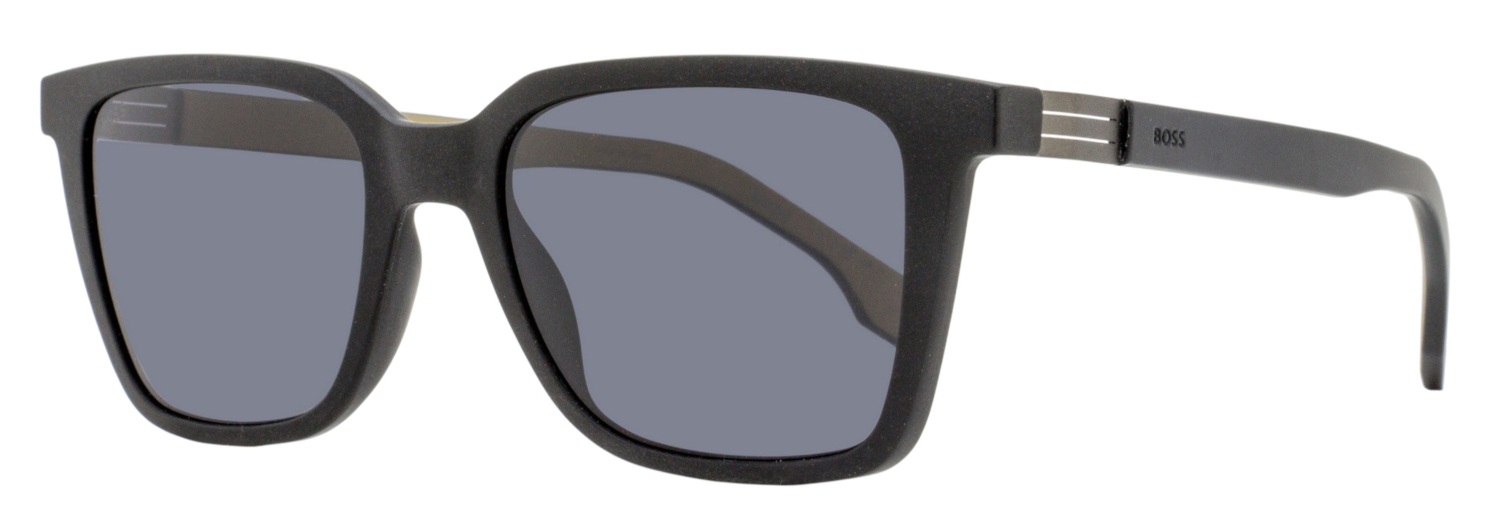 Boss Rectangular Sunglasses B1574S 0WMIR Black/Biege 53mm