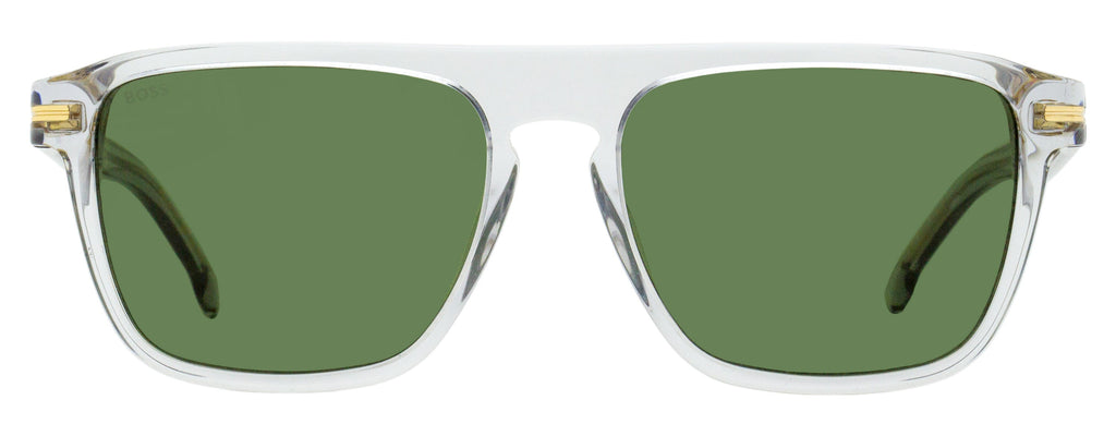 Boss Flat Top Sunglasses B1599/S KB7QT Transparent Gray 56mm