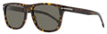 Boss Classic Rectangular Sunglasses B1626/S 086IR Havana 55mm