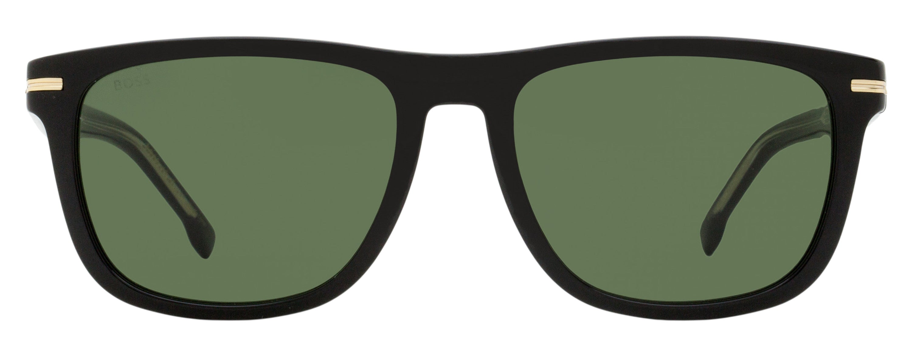 Boss Classic Rectangular Sunglasses B1626/S 807QT Black 55mm
