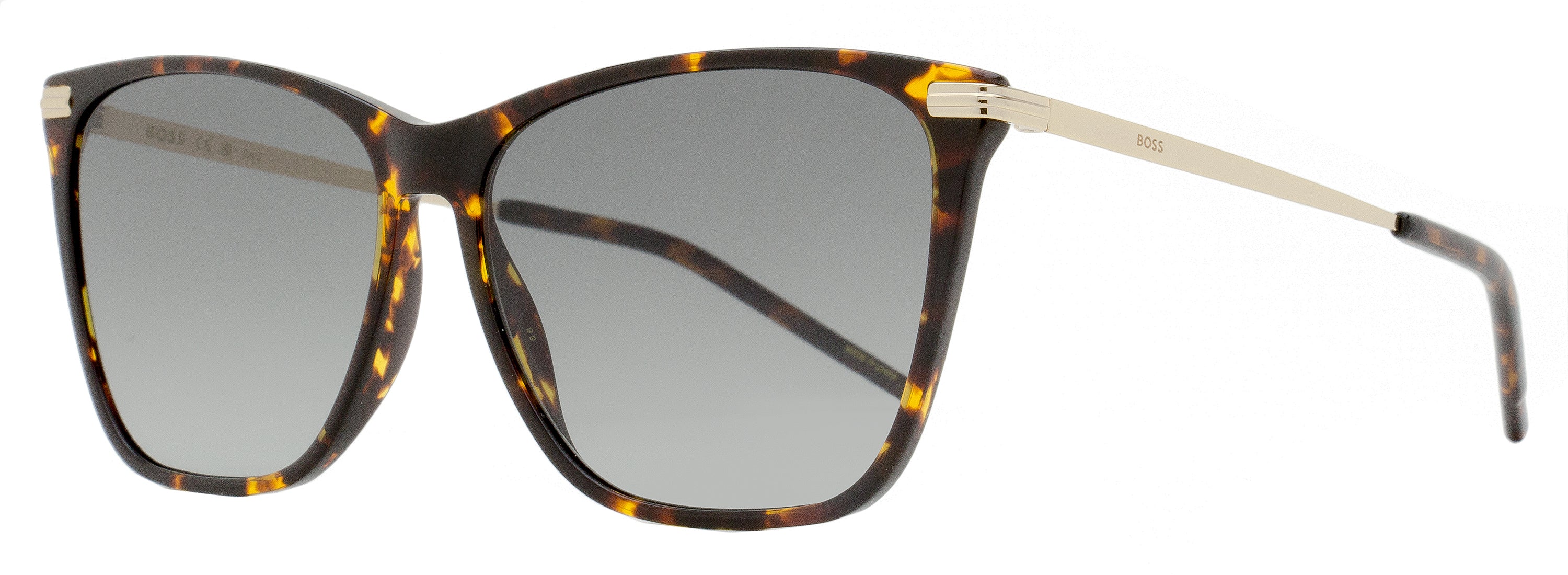 Boss Lightweight Square Sunglasses B1661S 2IK9O Havana/Gold 58mm