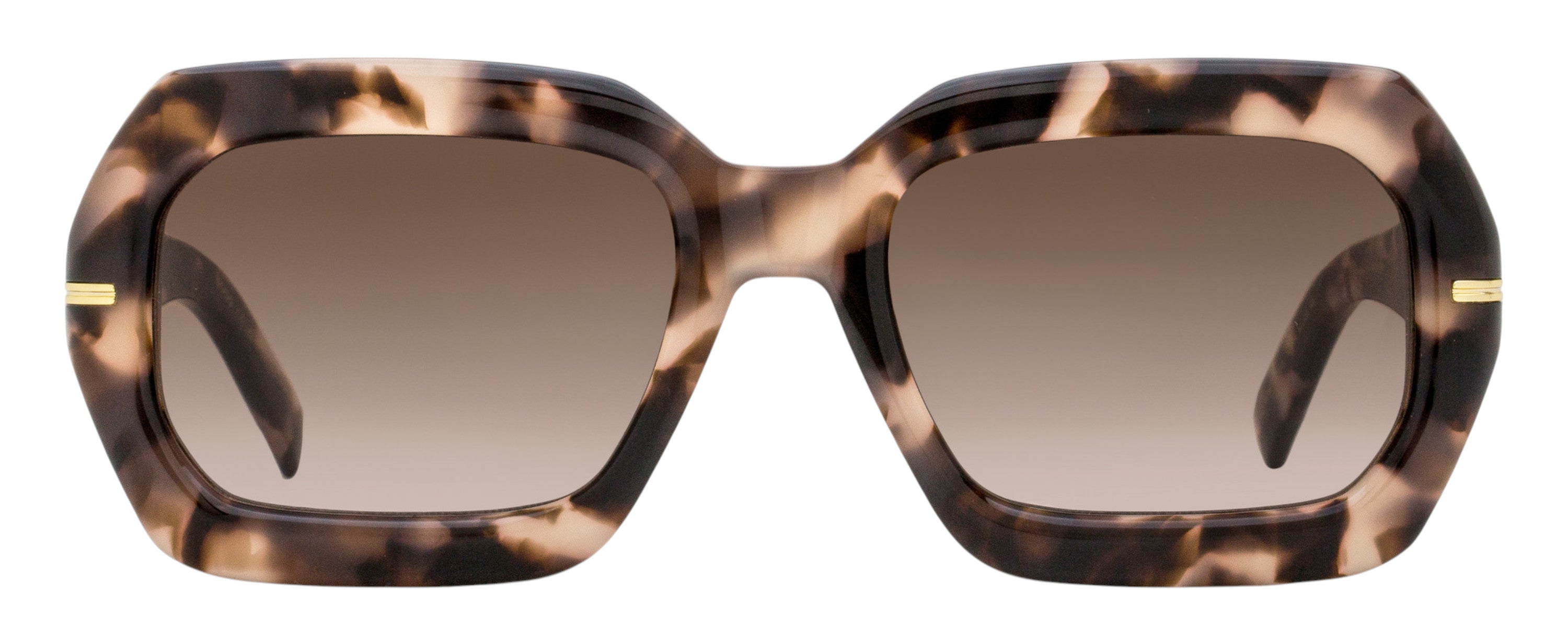 Boss Faceted Geometric Sunglasses B1732GS HT8HA Pink Havana 54mm