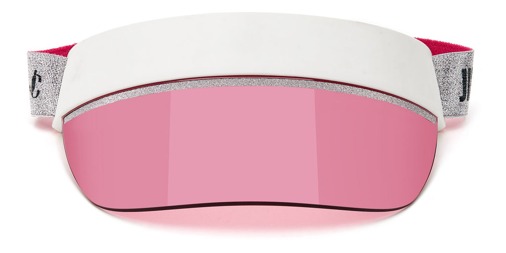 Jimmy Choo Calix Visor VK6 White/Silver/Rose