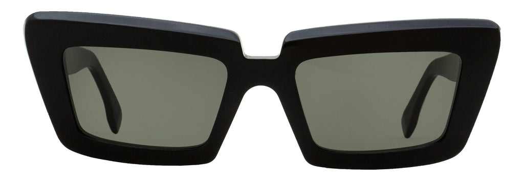 Retrosuperfuture Pointed Sunglasses Coccodrillo 2GS Black 57mm