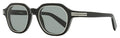 Zegna Square Rimmed Sunglasses EZ0250 01A Black 49mm