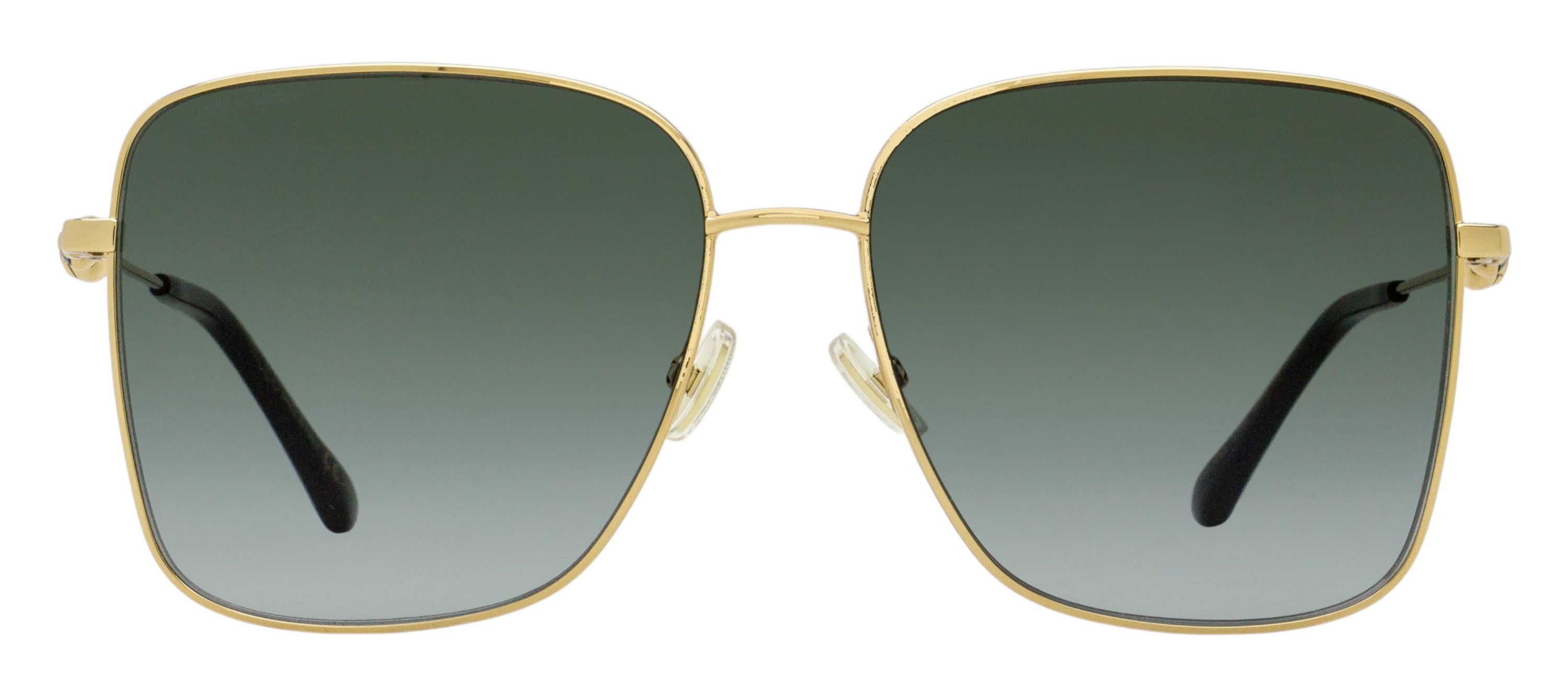Jimmy Choo Pearl Square Sunglasses Hester 2M29O Gold/Black 59mm