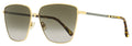 Jimmy Choo Square Lavi Sunglasses 06JHA Gold/Havana 60mm