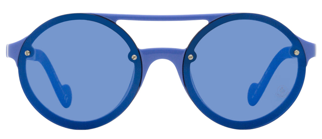 Moncler Double Bridge Sunglasses ML0064 90C Powder Blue 53mm