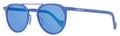Moncler Small Oval Sunglasses ML0065 90C Shiny Blue 49mm