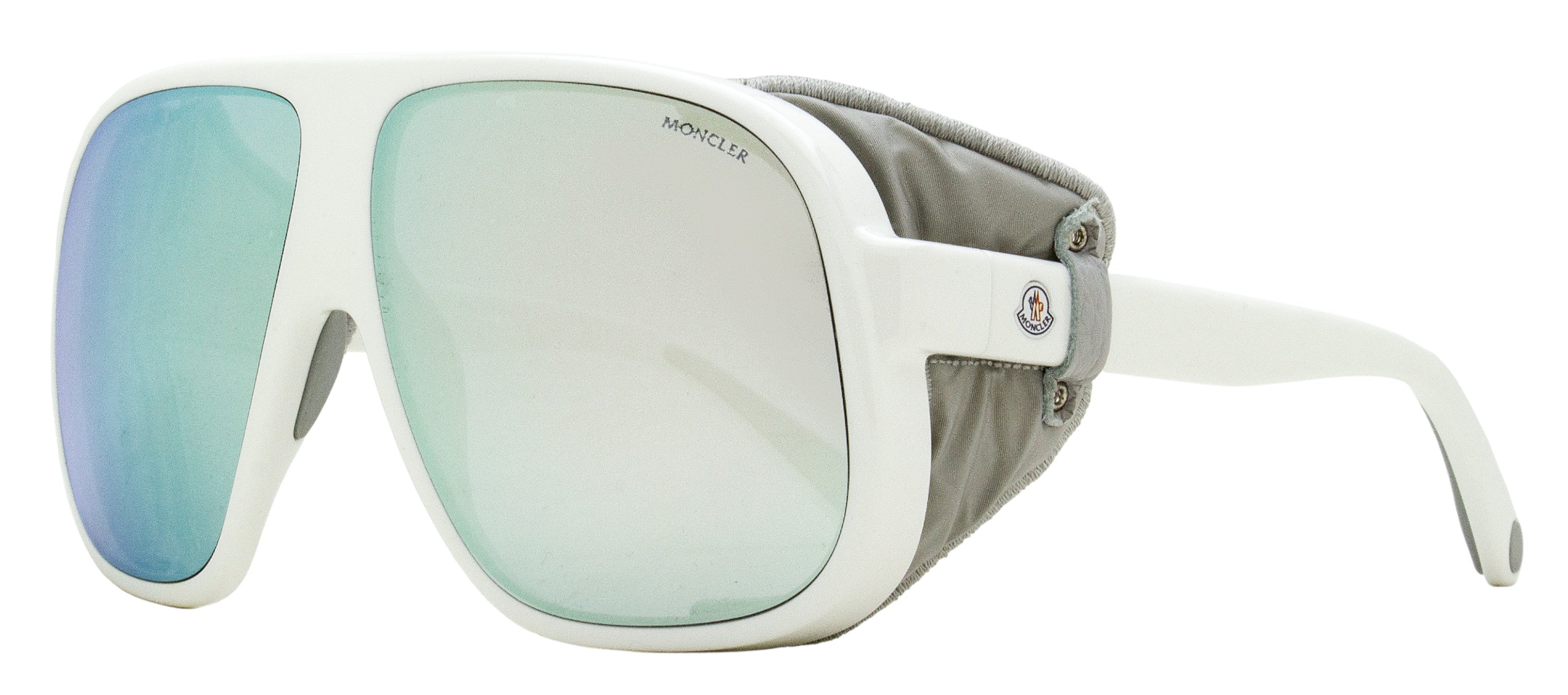 Moncler Diffractor Apres Ski Sunglasses ML0206 24C White 66mm