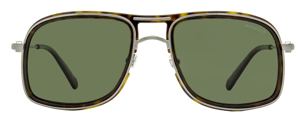 Moncler Kontour Polarized Sunglasses ML0223 52R Ruthenium/Havana 56mm