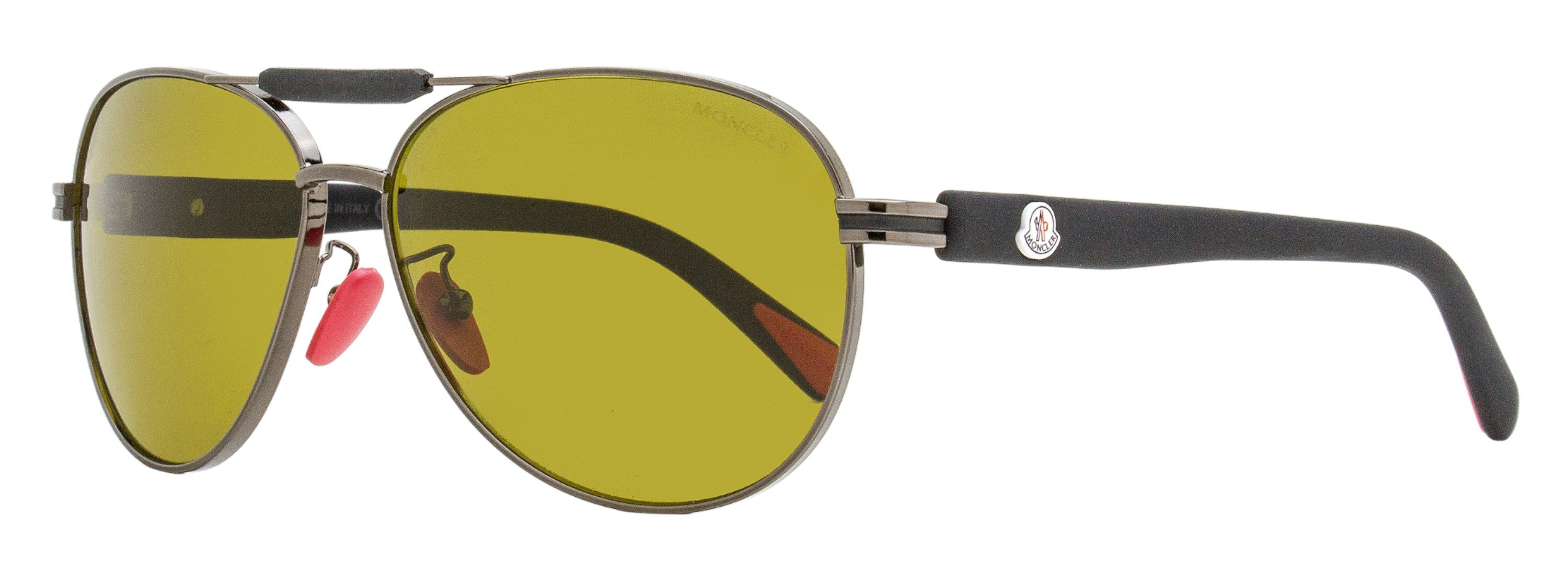 Moncler Steller Pilot Sunglasses ML0241-H 08H Gunmetal 62mm