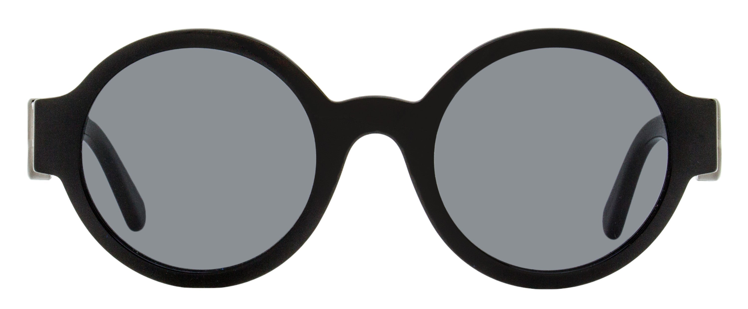 Moncler Atriom Round Sunglasses ML0243 01A Black 51mm