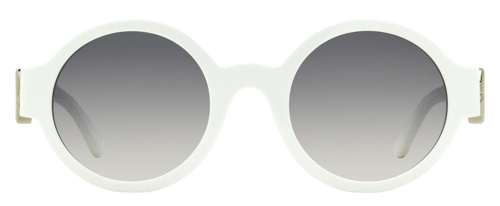 Moncler Atriom Round Sunglasses ML0243 21C White 51mm