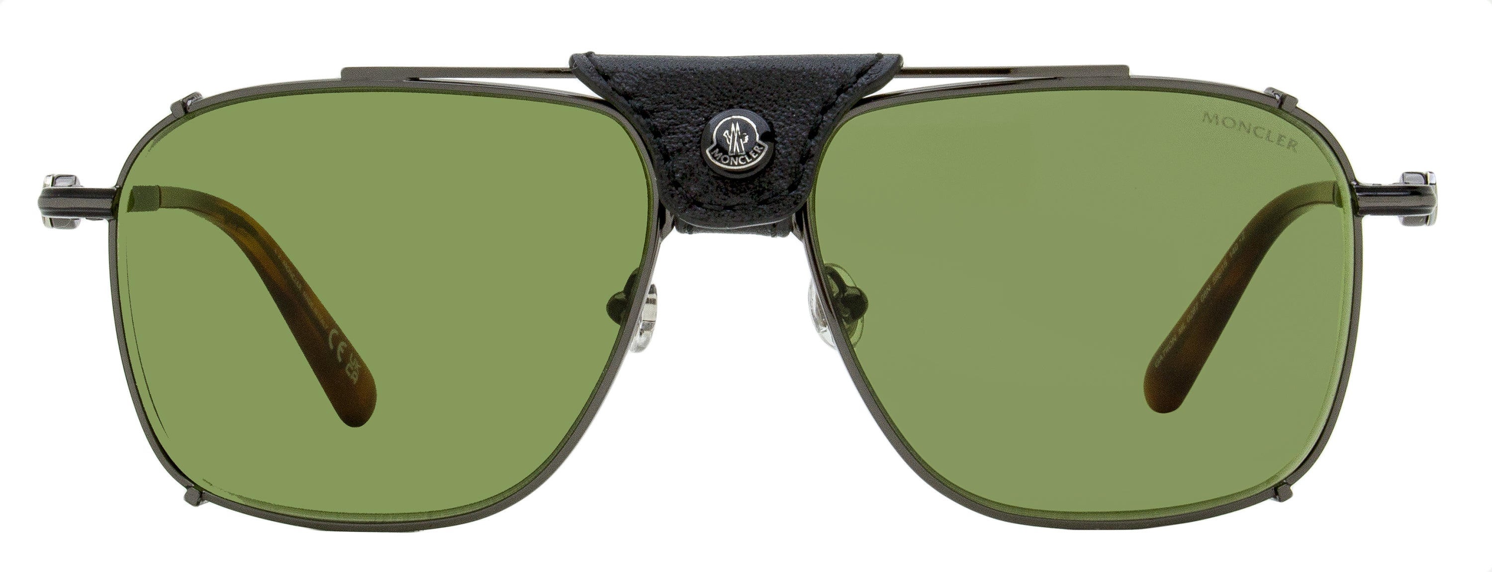 Moncler Gatiion Navigator Sunglasses ML0287 08N Gunmetal/Havana 59mm
