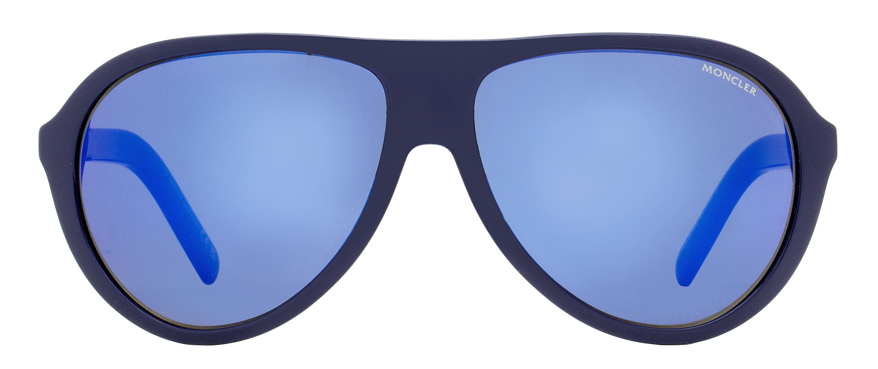 Moncler Roque Pilot Sunglasses ML0289 90X Blue 62mm