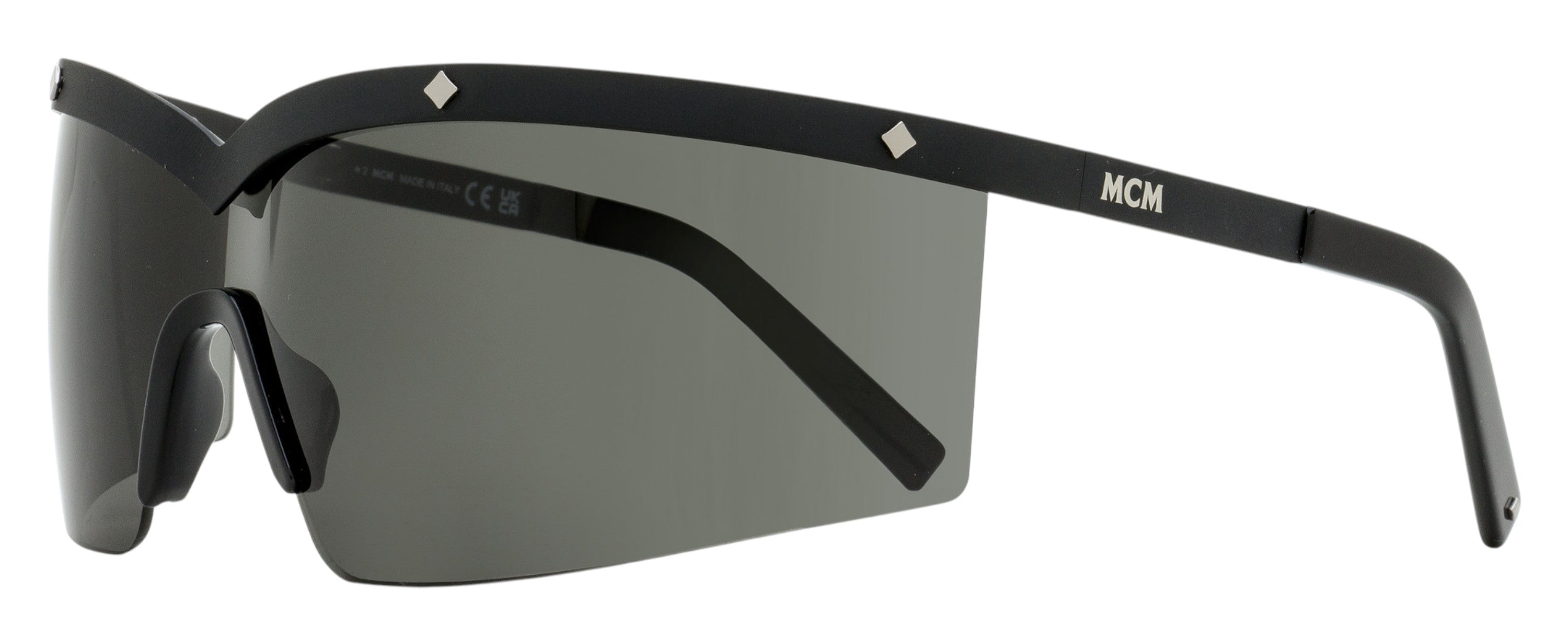 MCM Shield Wrap Sunglasses MW0016 02A Matte Black 0mm