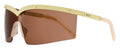MCM Shield Wrap Sunglasses MW0016 32S Gold/Blush 0mm