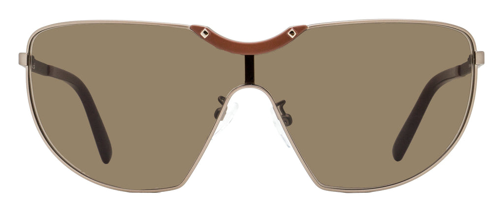 MCM Monogram Shield Sunglasses MW0026-H 37E Brown/Bronze 0mm