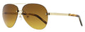 MCM Rimless Pilot Sunglasses MW0027-H 32F Gold/Brown Melange 63mm