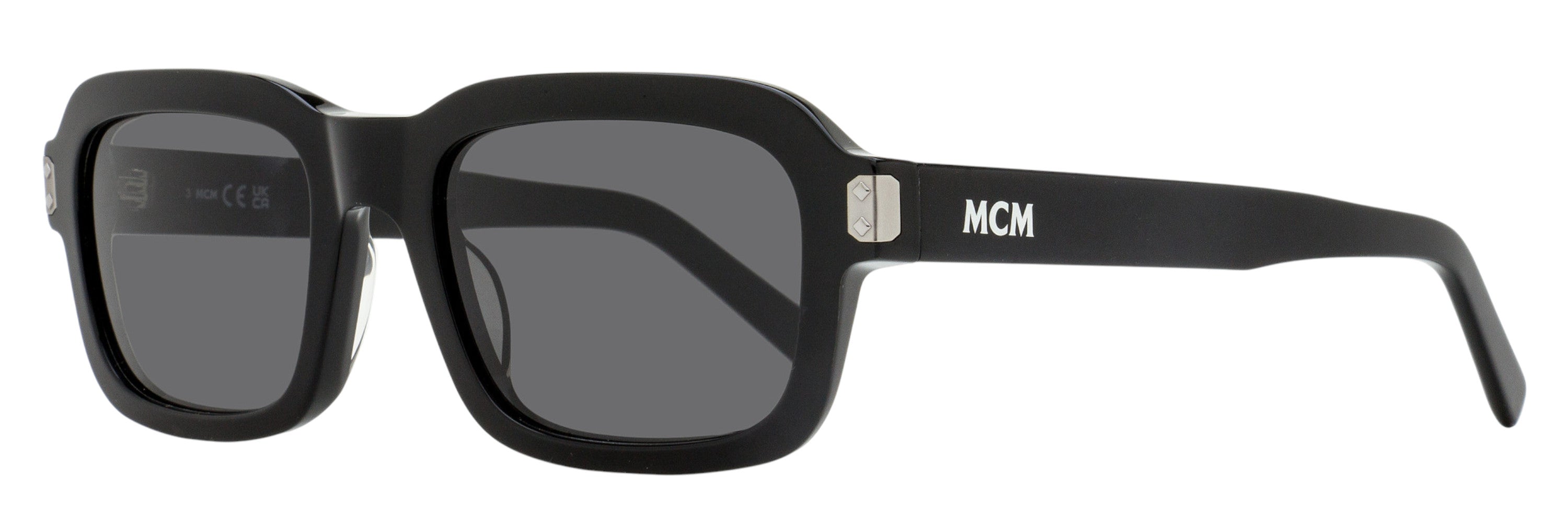 MCM Unisex Rectangular Sunglasses MW0030 01A Black 53mm