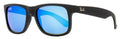Ray-Ban Justin Small Sunglasses RB4165 622/55 Matte Black 50mm