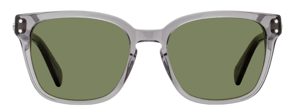 Ferragamo Square Keyhole Sunglasses SF1040SCP 020 Transparent Gray 55mm
