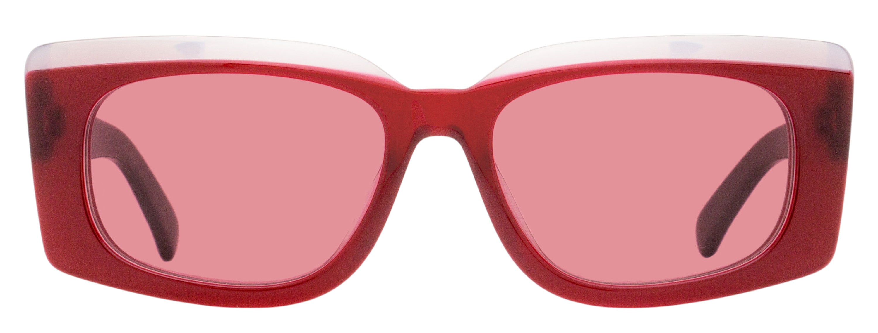 Ferragamo Oversized Rectangular Sunglasses SF1079SLB 614 Burgundy 56mm
