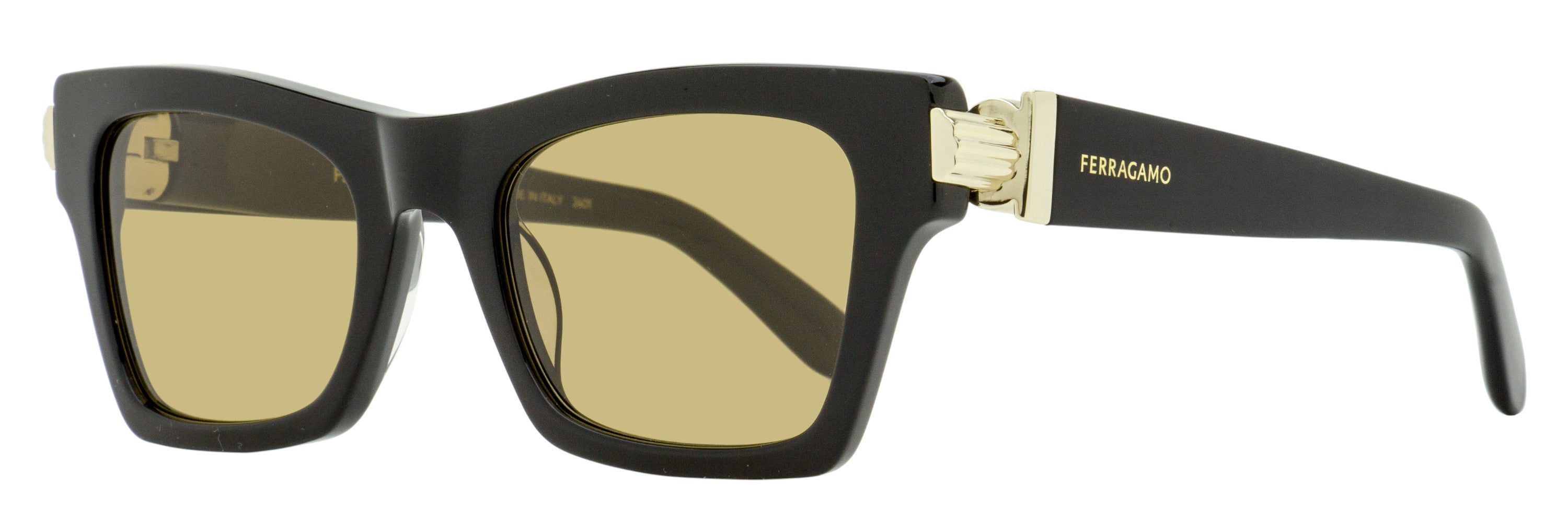 Ferragamo Gancini Evolution Sunglasses SF2013S 011 Black 52mm