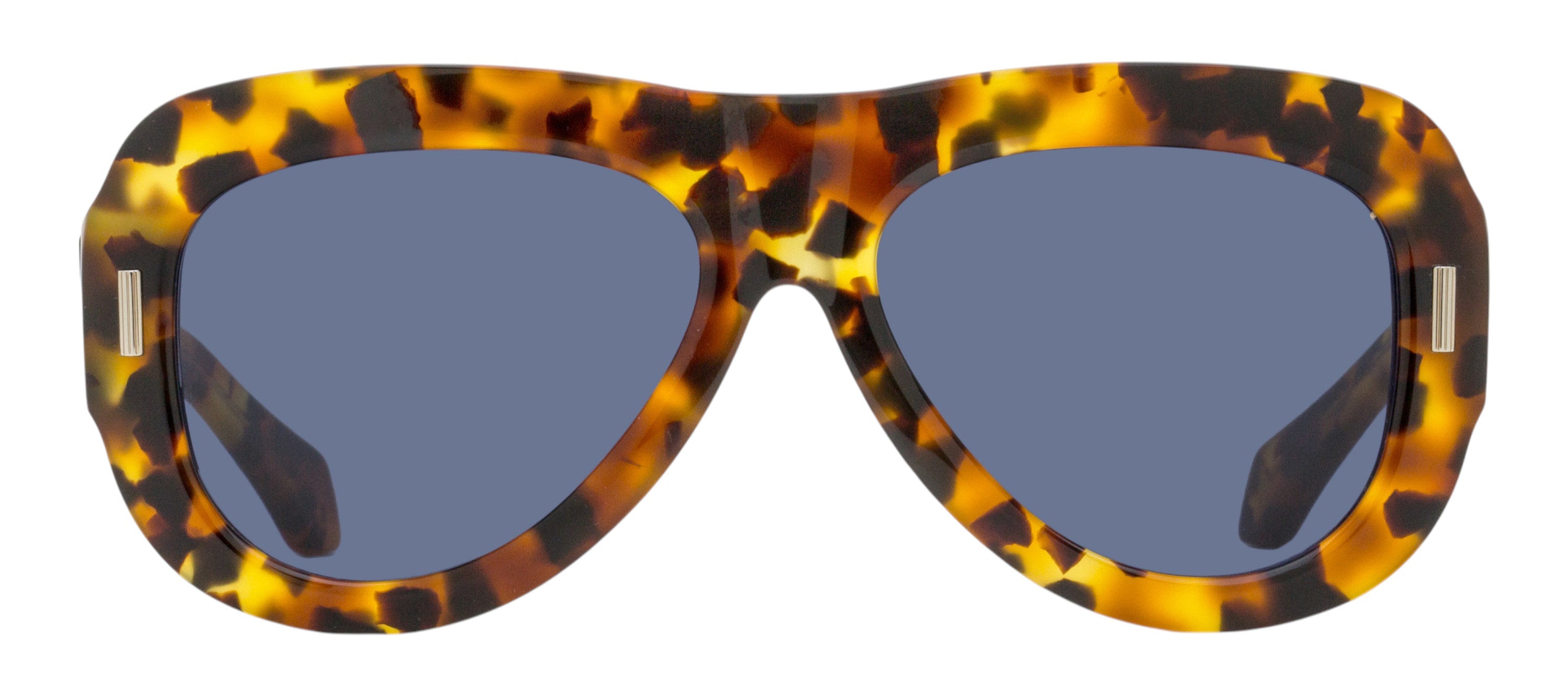 Ferragamo Thick-Rimmed Pilot Sunglasses SF2029SE 240 Tortoise 57mm