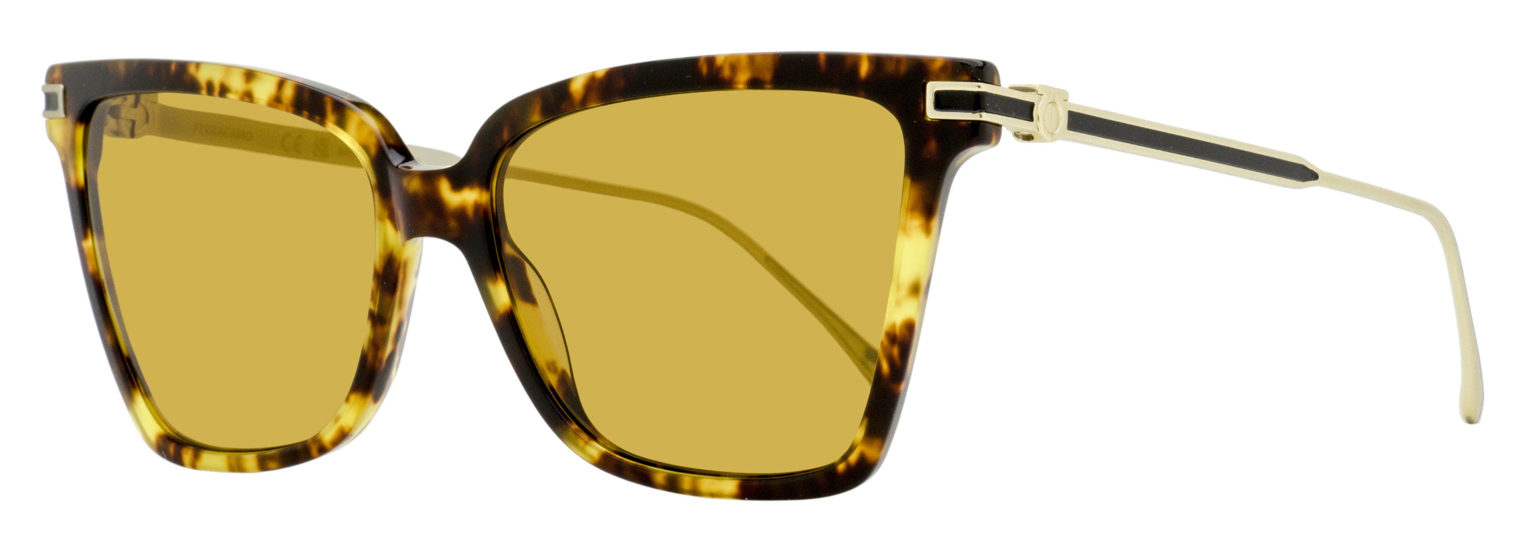 Ferragamo Gancini Butterfly Sunglasses SF2036S 242 Tortoise/Gold 56mm