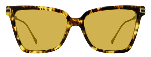 Ferragamo Gancini Butterfly Sunglasses SF2036S 242 Tortoise/Gold 56mm