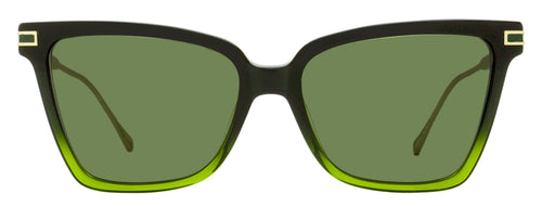 Ferragamo Gancini Butterfly Sunglasses SF2036S 316 Green Ombre 56mm