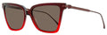 Ferragamo Gancini Butterfly Sunglasses SF2036S 615 Red Ombre 56mm