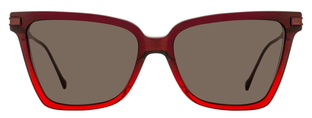 Ferragamo Gancini Butterfly Sunglasses SF2036S 615 Red Ombre 56mm