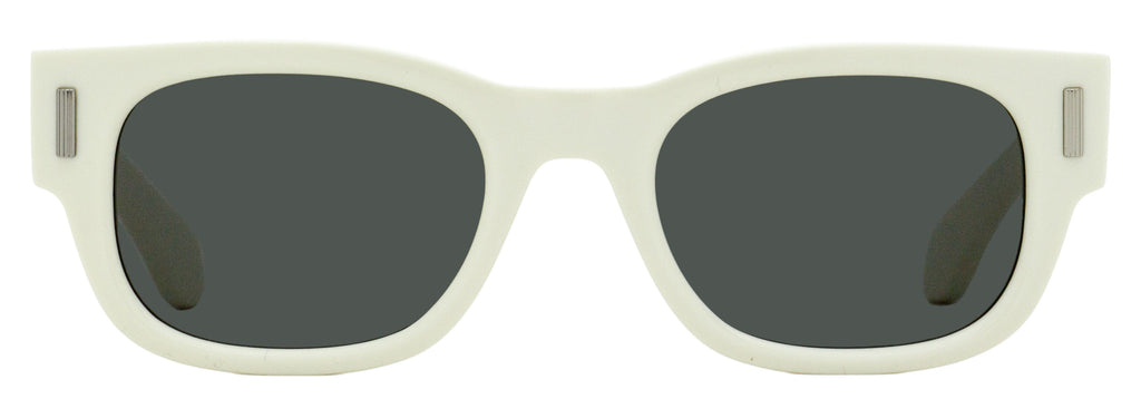 Ferragamo Rectangular Rivet Sunglasses SF2064SE 103 Ivory 51mm