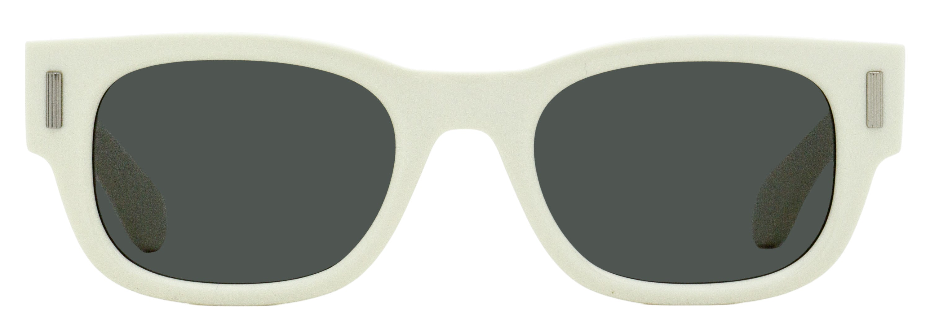 Ferragamo Rectangular Rivet Sunglasses SF2064SE 103 Ivory 51mm
