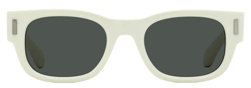 Ferragamo Rectangular Rivet Sunglasses SF2064SE 103 Ivory 51mm