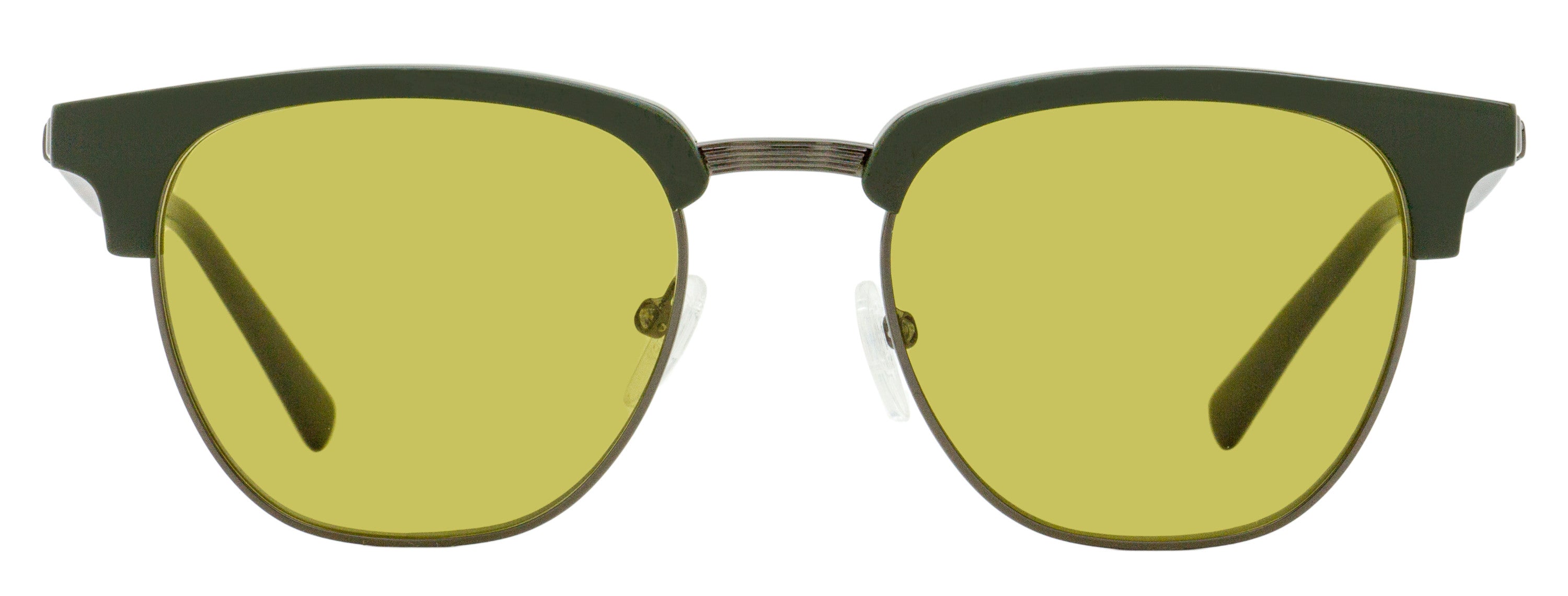 Ferragamo Square Brow Line Sunglasses SF307S 302 Green /Havana 53mm