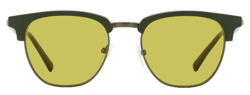 Ferragamo Square Brow Line Sunglasses SF307S 302 Green /Havana 53mm