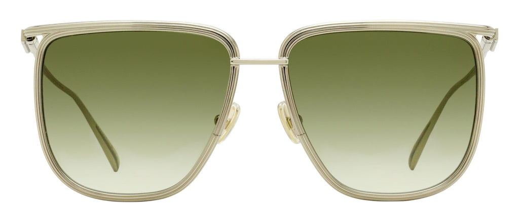 Ferragamo Oversized Square Sunglasses SF324S 750 Light Gold 58mm