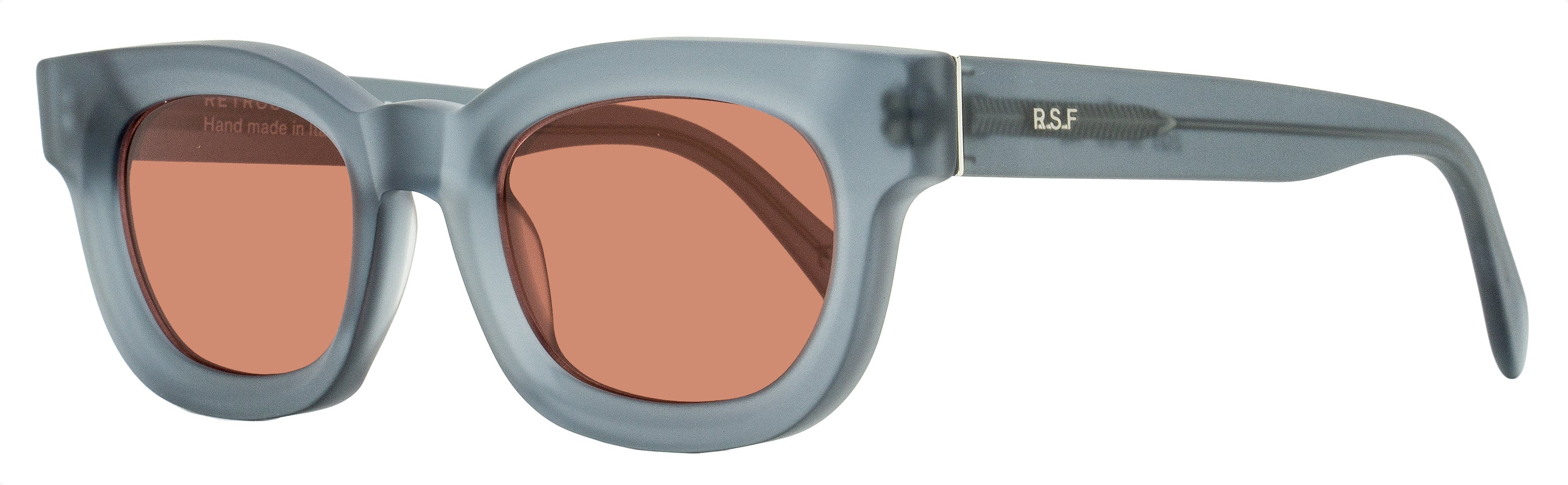 Retrosuperfuture Retro Oval Sunglasses Sempre ZQ3 Matte Stoned 52mm
