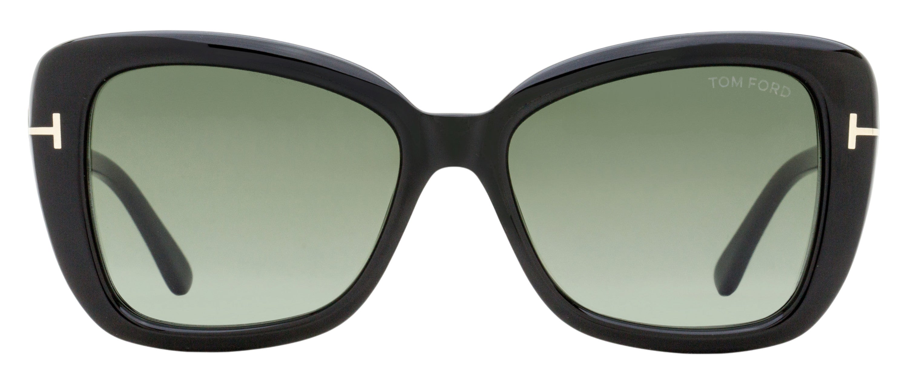 Tom Ford Maeve Butterfly Sunglasses TF1008 01B Black 55mm FT1008