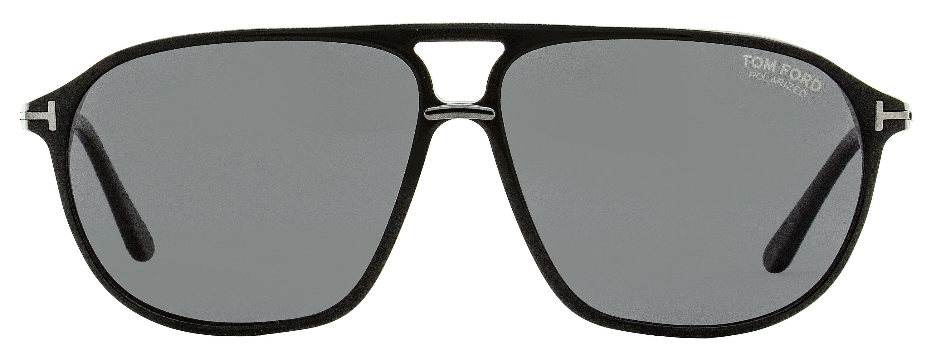 Tom Ford Navigator Sunglasses TF1026-N Bruce 01D Black/Gunmetal 61mm FT1026