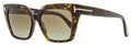 Tom Ford TF1030 Winona Polarized Sunglasses 52H Dark Havana 53mm FT1030