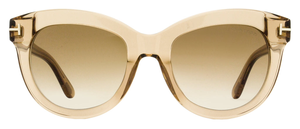 Tom Ford Odette Sunglasses TF1189 45F Transaparent Brown 53mm FT1189
